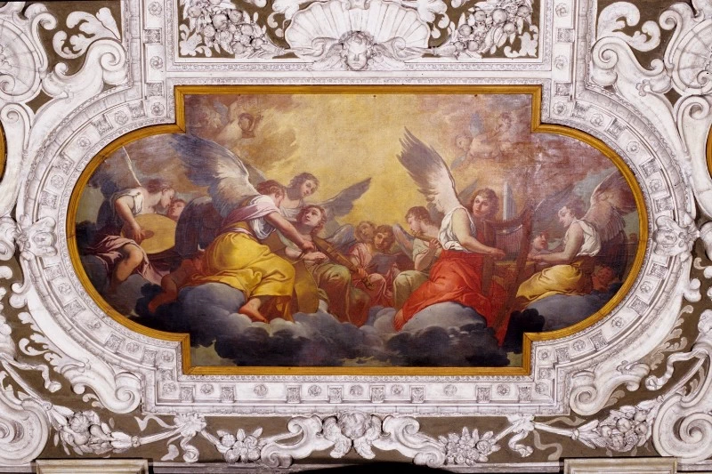 Dipinto Angeli inneggiano alla gloria di San Nicola